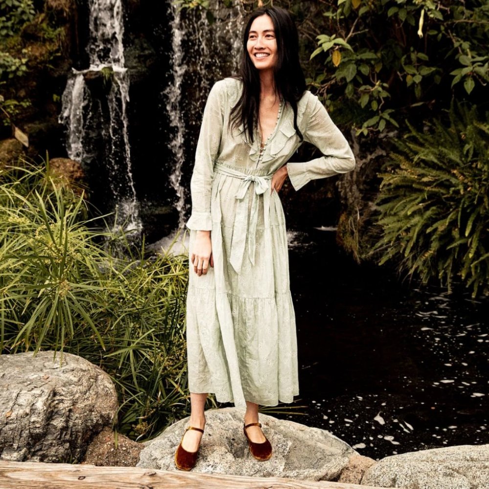 DOEN~ ASSAM DRESS~ Sweet Daisy, S